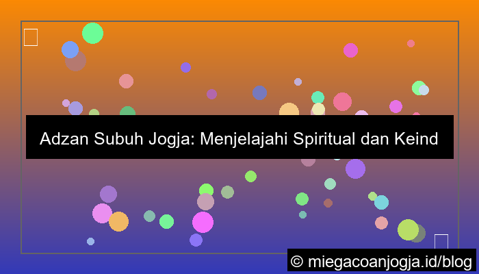 adzan subuh jogja