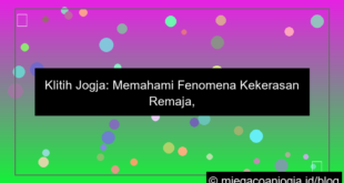 apa itu klitih jogja