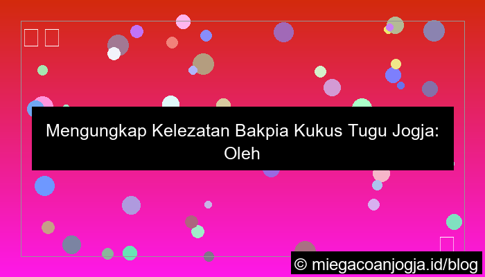 gambar bakpia kukus tugu jogja