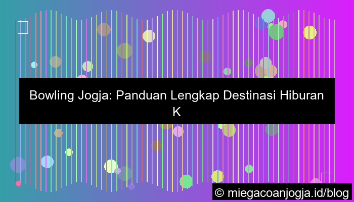 gambar bowling jogja