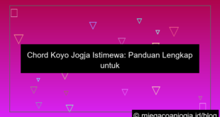 chord koyo jogja istimewa
