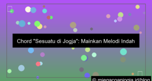 chord sesuatu di jogja