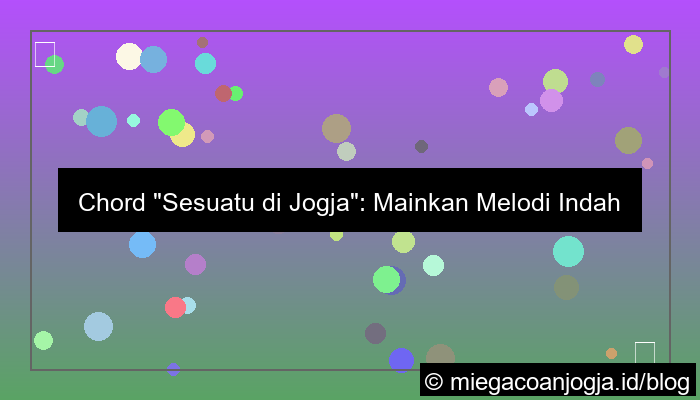 chord sesuatu di jogja