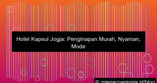 hotel kapsul jogja