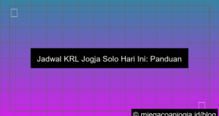ilustrasi jadwal krl jogja solo hari ini