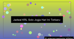 jadwal krl solo jogja hari ini