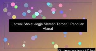 visual jadwal sholat jogja sleman