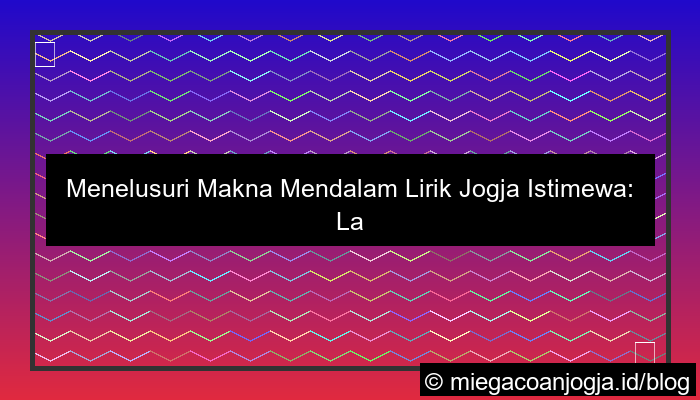 ilustrasi jogja istimewa lirik