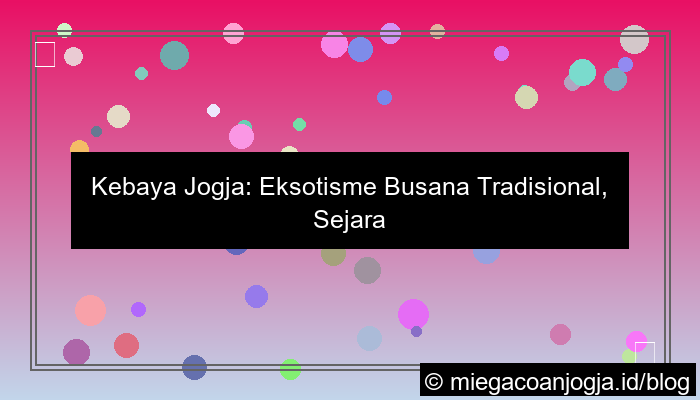 grafik kebaya jogja