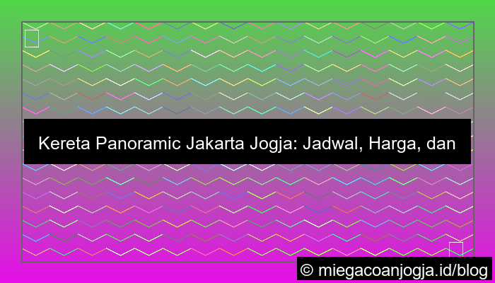 ilustrasi kereta panoramic jakarta jogja