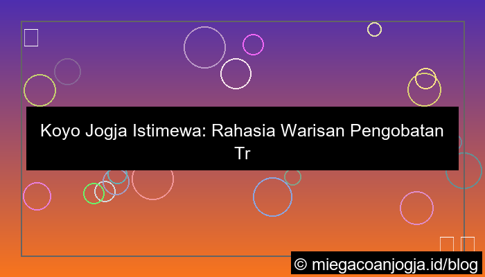koyo jogja istimewa