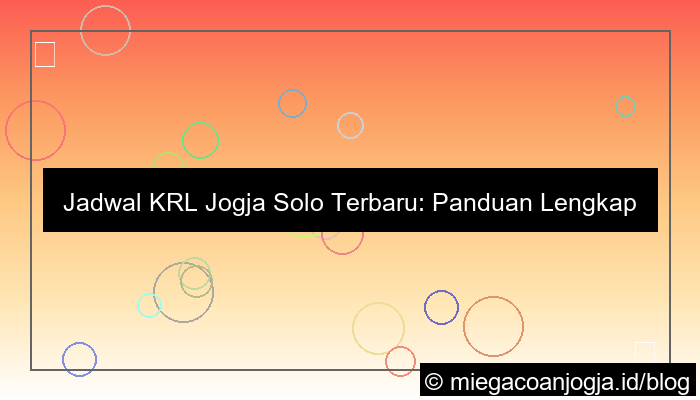 gambar krl jogja solo jadwal