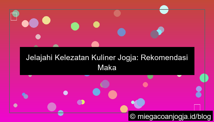 grafik makanan enak di jogja
