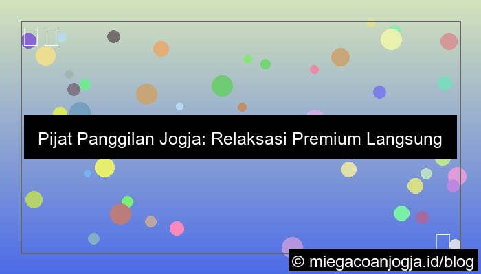 visual pijat panggilan jogja
