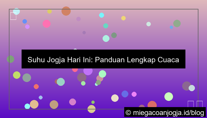 suhu jogja