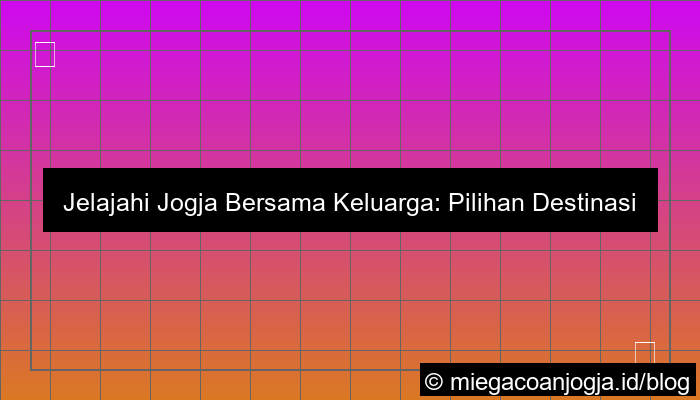 grafik tempat wisata di jogja untuk keluarga