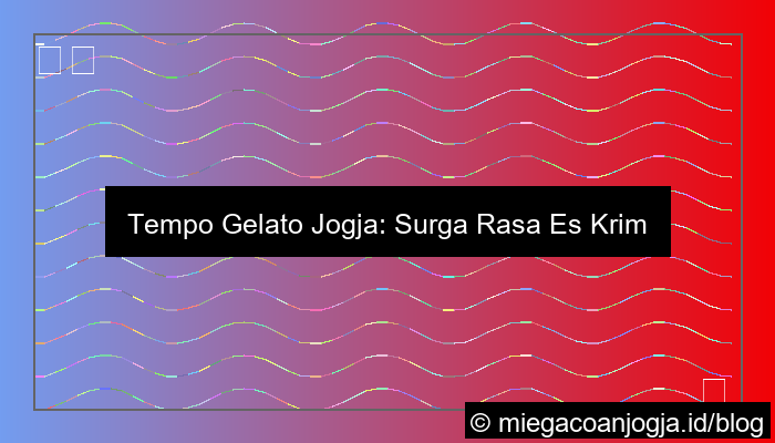 tempo gelato jogja
