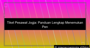 grafik tiket pesawat jogja