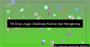 till drop jogja