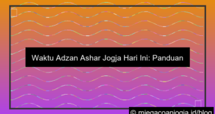 gambar adzan ashar jogja