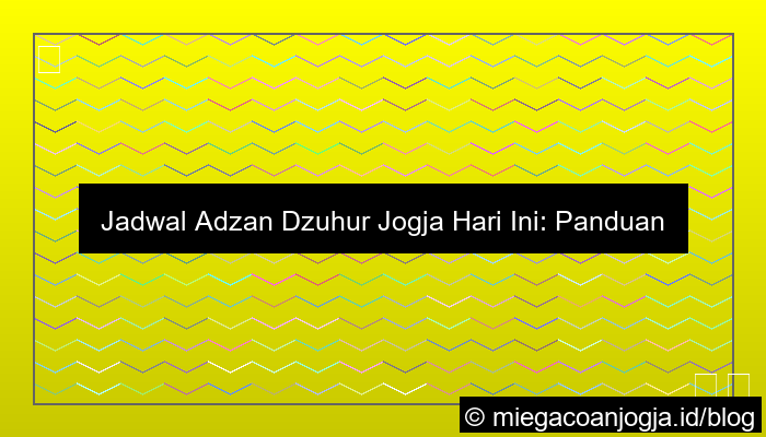 desain adzan dzuhur jogja