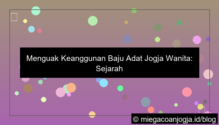 baju adat jogja wanita