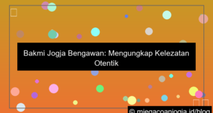 bakmi jogja bengawan