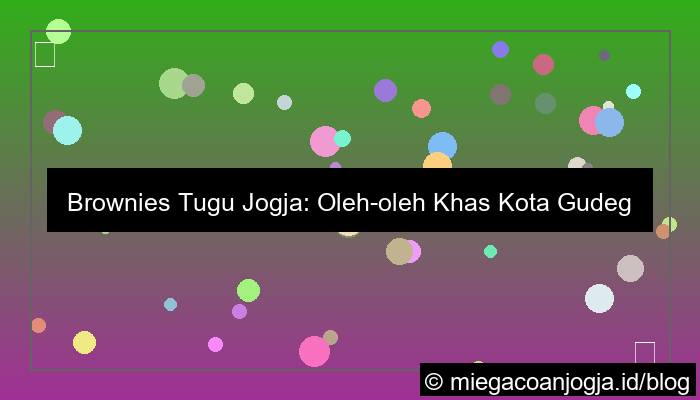 brownies tugu jogja