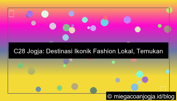 c28 jogja