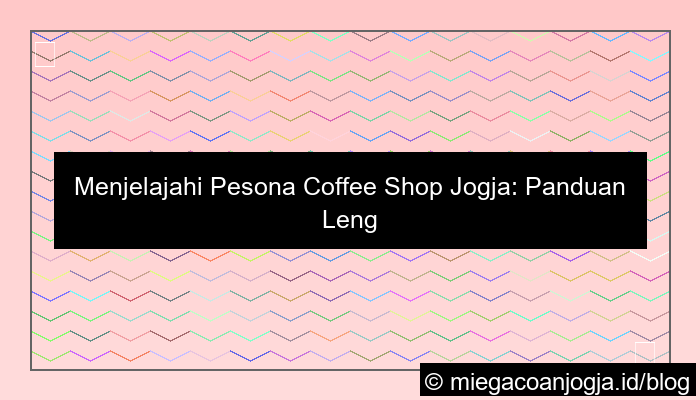coffee shop jogja