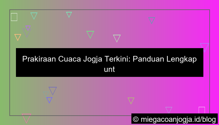 cuaca jogja