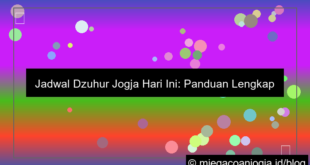 dzuhur jogja hari ini