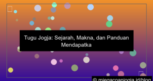 visual gambar tugu jogja