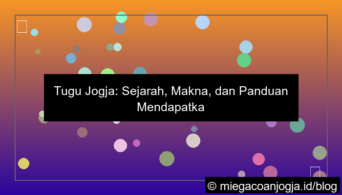 visual gambar tugu jogja