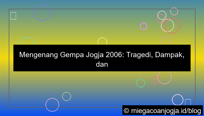 gempa jogja 2006