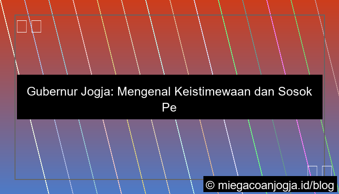 visual gubernur jogja