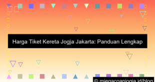 harga tiket kereta jogja jakarta