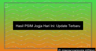 hasil psim jogja hari ini