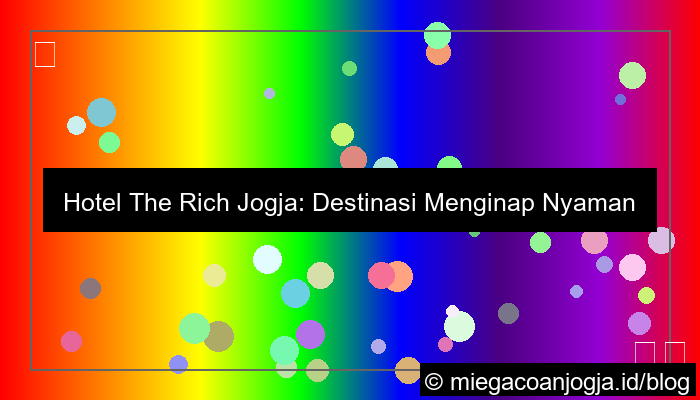 hotel the rich jogja