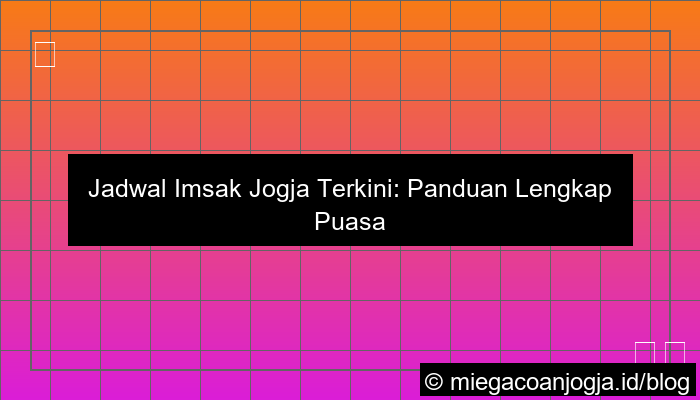 imsak jogja