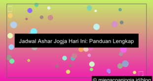 gambar jadwal ashar jogja