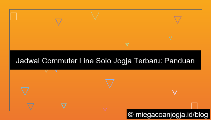 jadwal commuter line solo jogja