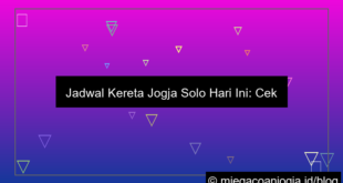 visual jadwal kereta jogja solo hari ini