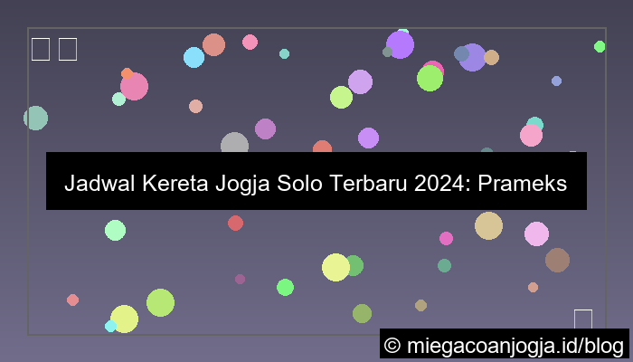 grafik jadwal kereta jogja solo