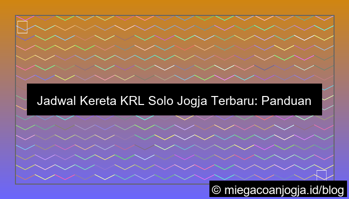 visual jadwal kereta krl solo jogja