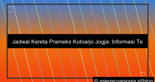 jadwal kereta prameks kutoarjo jogja