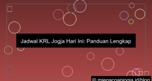 jadwal krl jogja hari ini