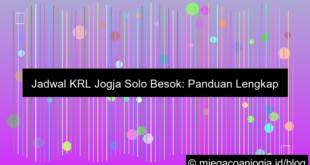 jadwal krl jogja solo besok