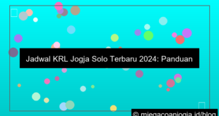grafik jadwal krl jogja solo terbaru