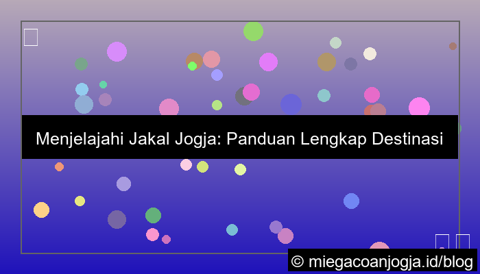 jakal jogja
